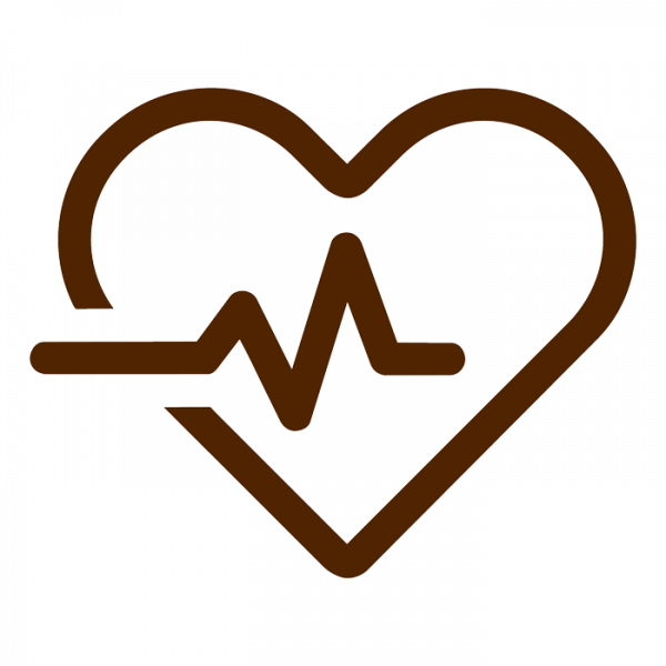 Piktogramm Herzfrequenz beim Hund